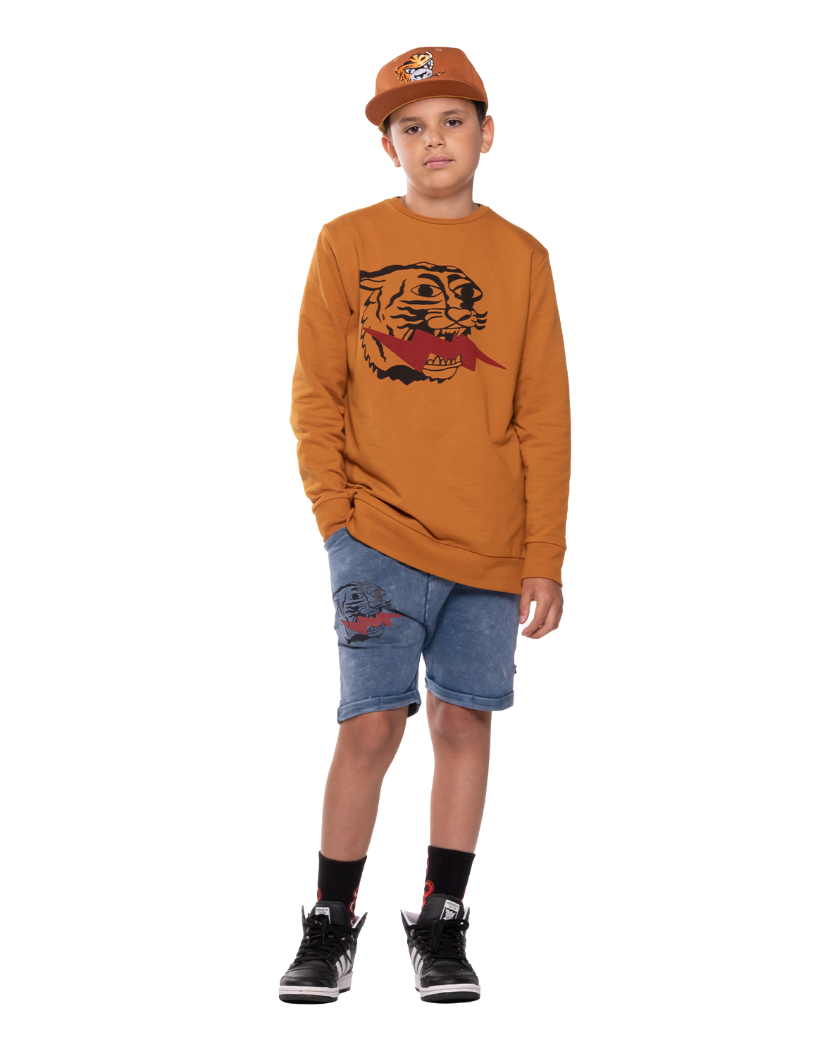 Classic Crew Lightning Tiger Fleece