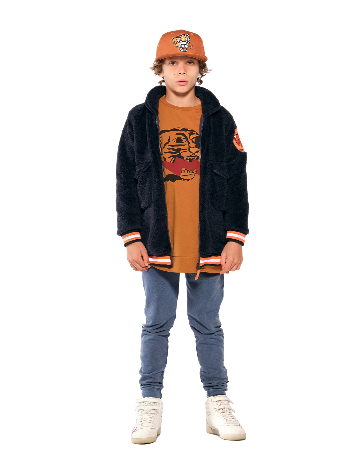 Classic Crew Lightning Tiger Fleece