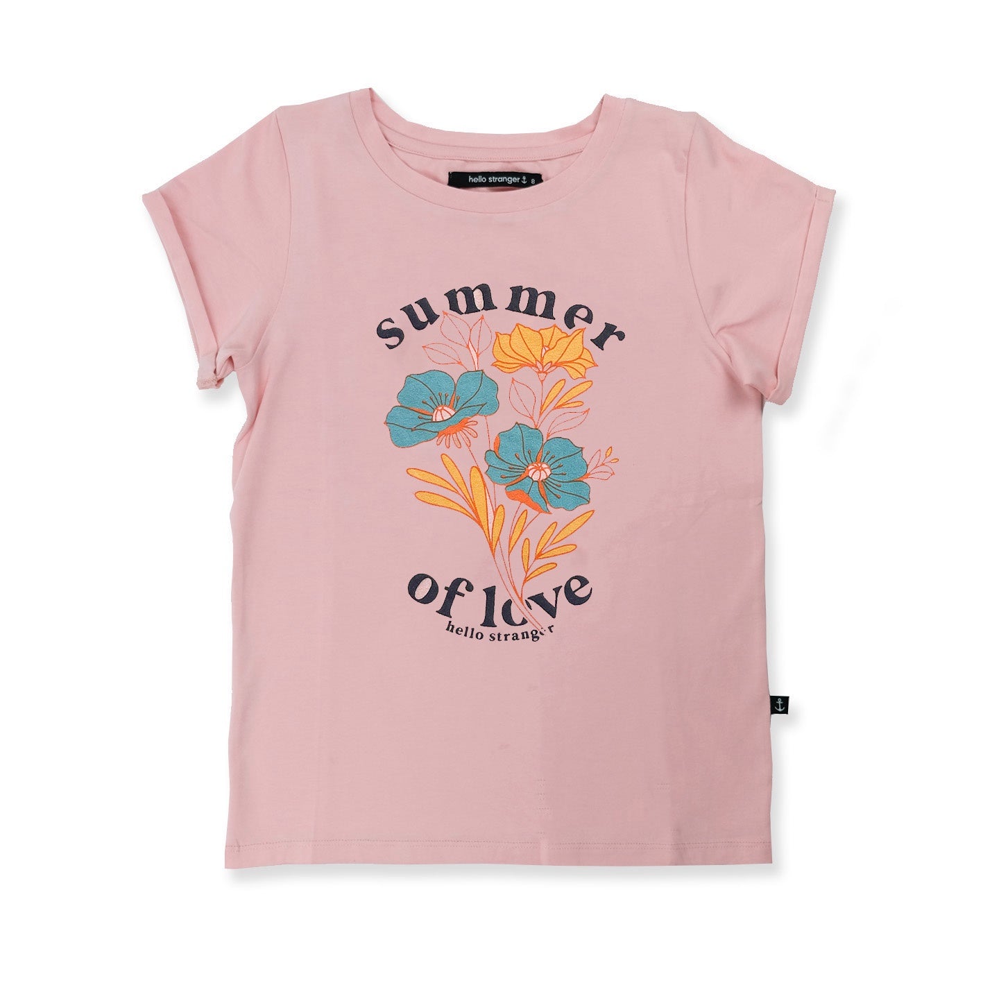 sol tee - peony pink