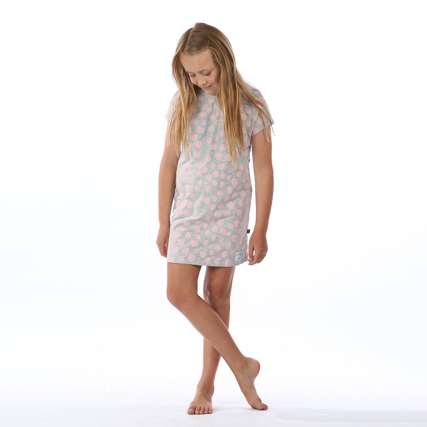 Girls Spot Summer Nightie - Pink Spot