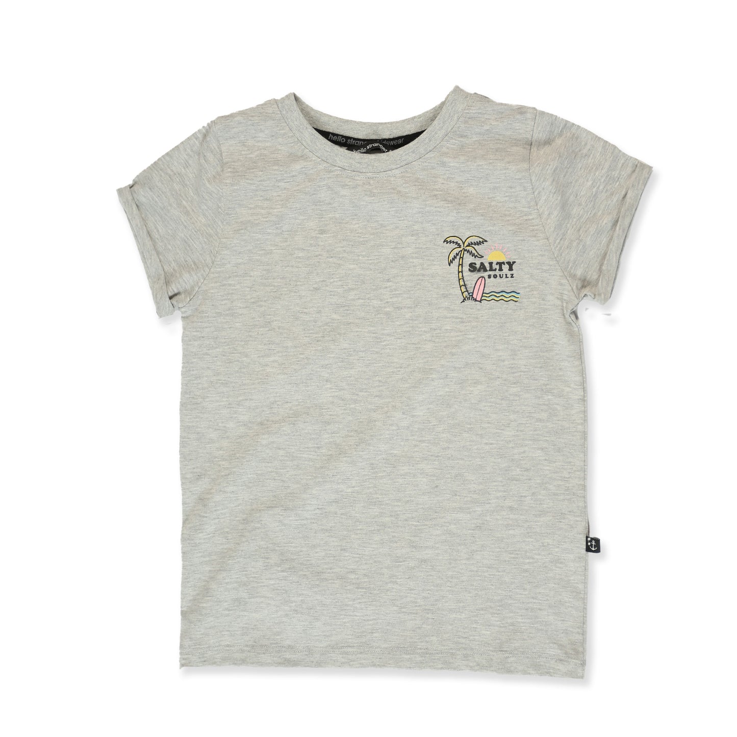 Salty Soulz Short Sleeve Tee - Grey