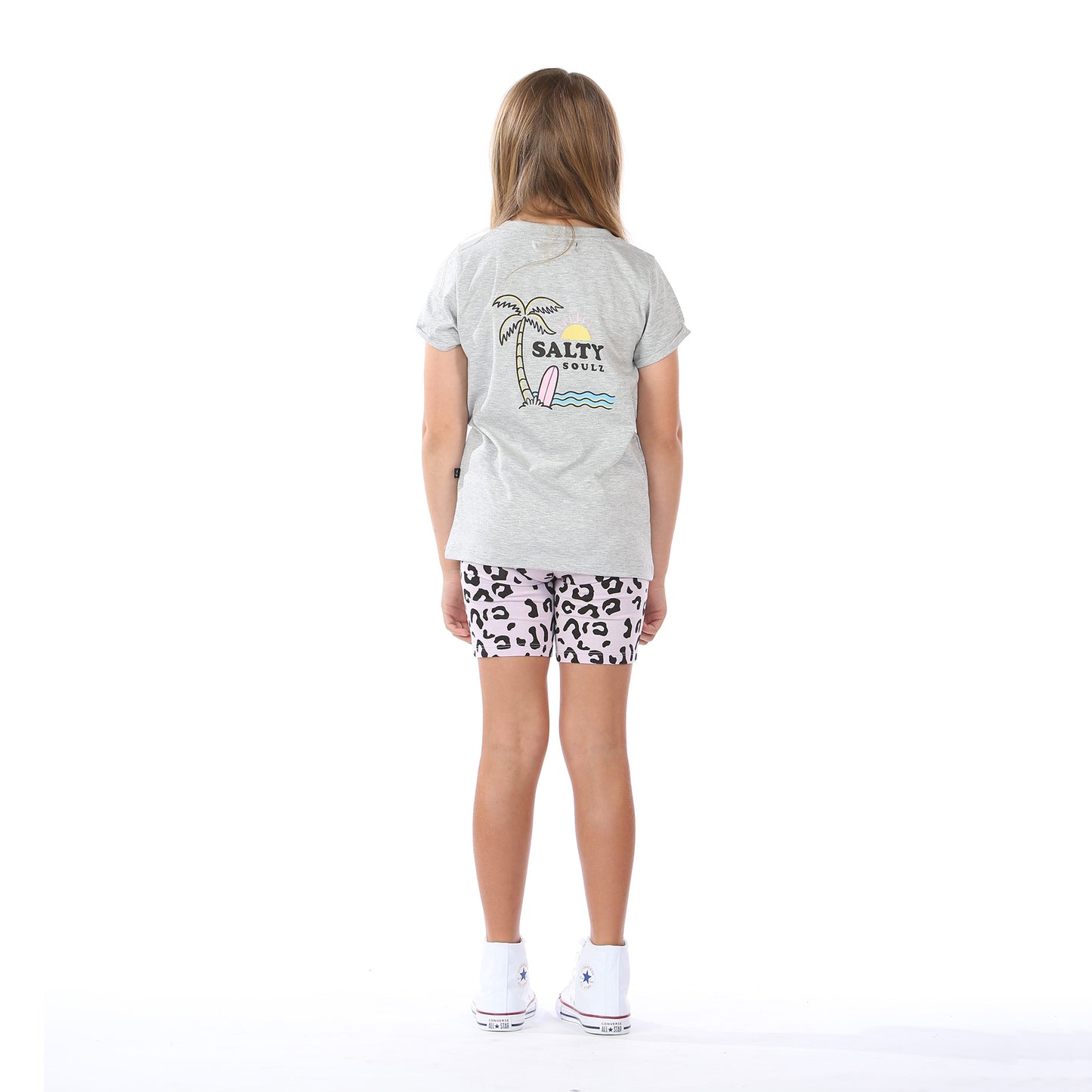 Salty Soulz Short Sleeve Tee - Grey