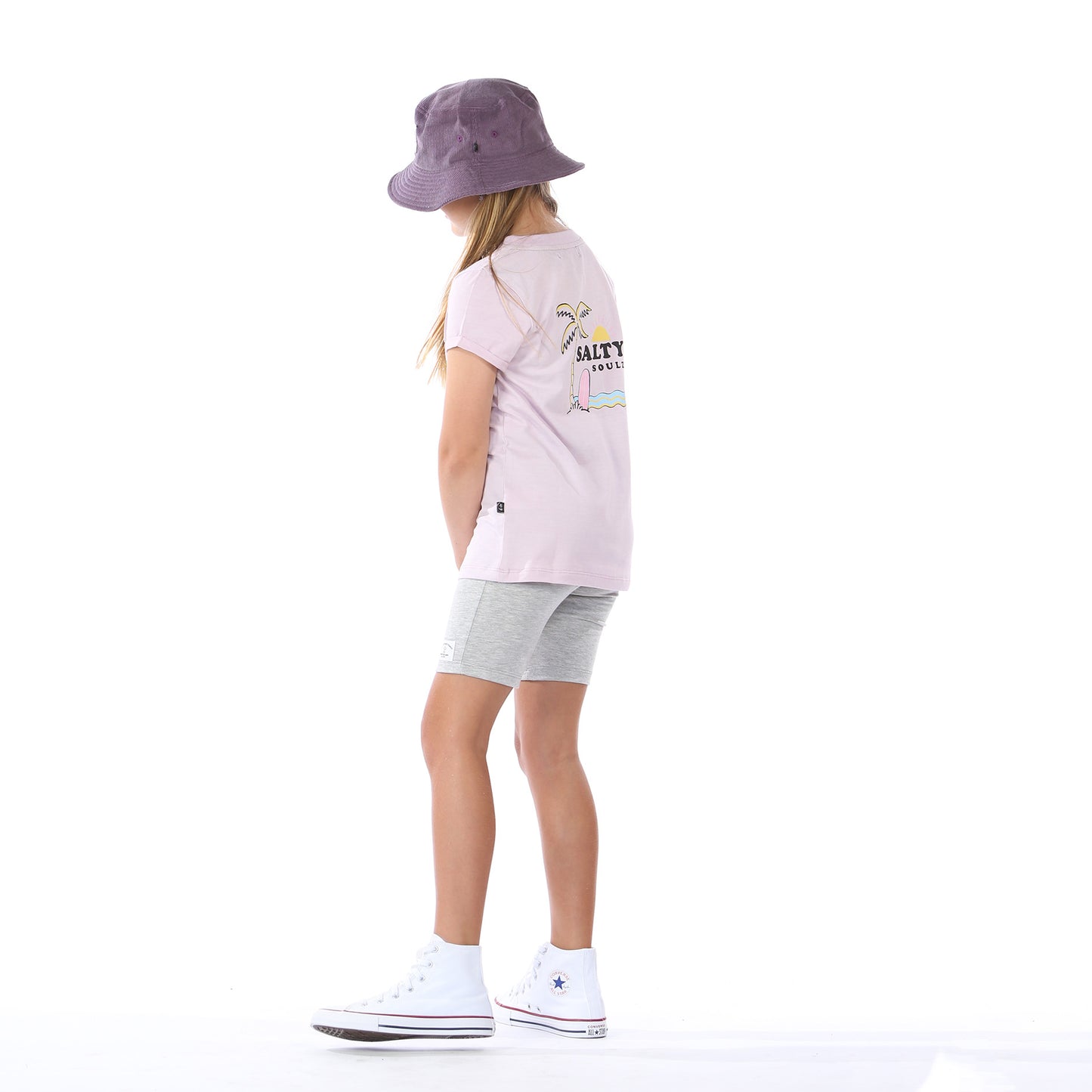 Salty Soulz Short Sleeve Tee - Lilac
