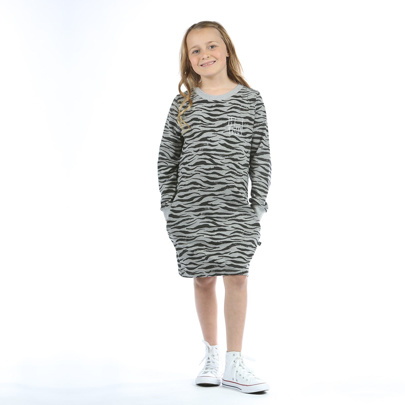Jungle Long Sleeve Dress