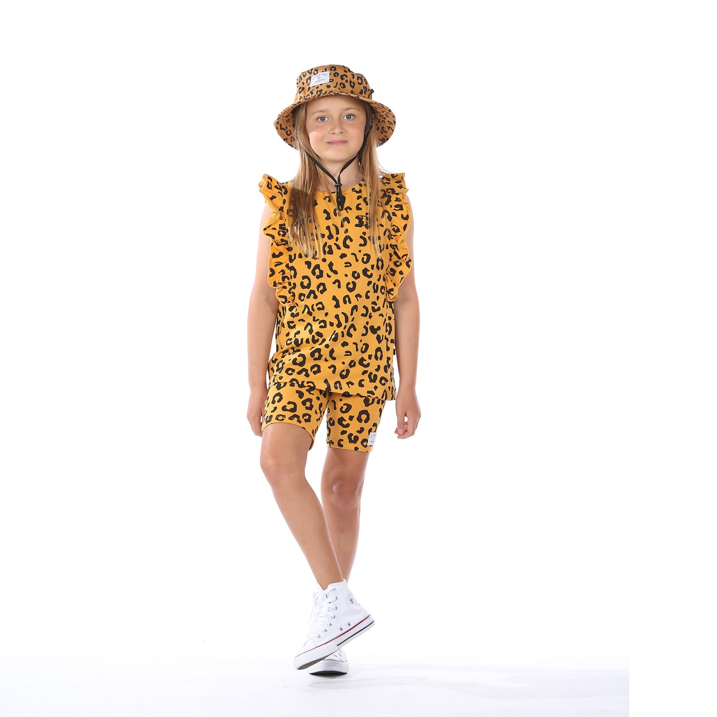 Dash Top - Mustard Leopard