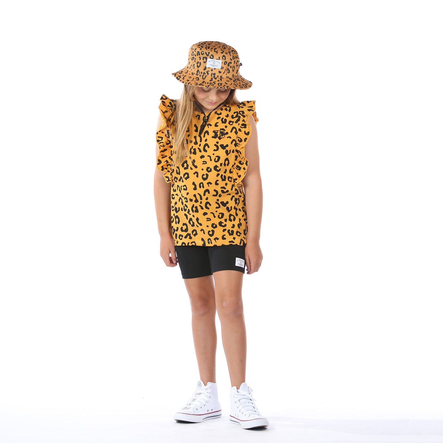 Dash Top - Mustard Leopard
