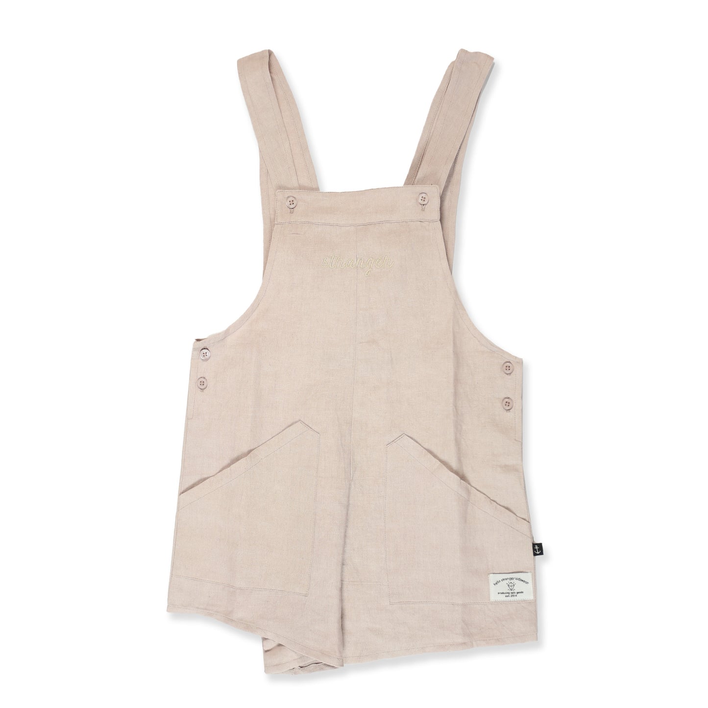 Girls Dungaree - Mauve