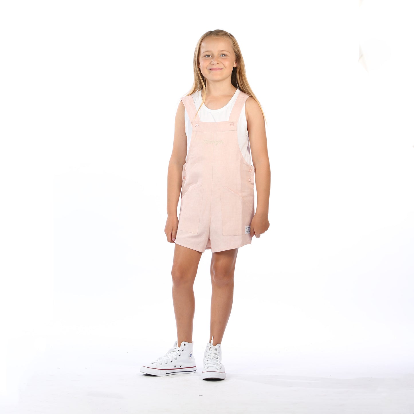 Dungaree - Peach Blush