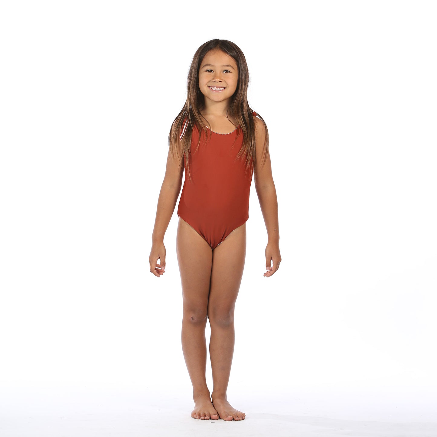 Peppa Reversible Swimwear - Rust Stripe