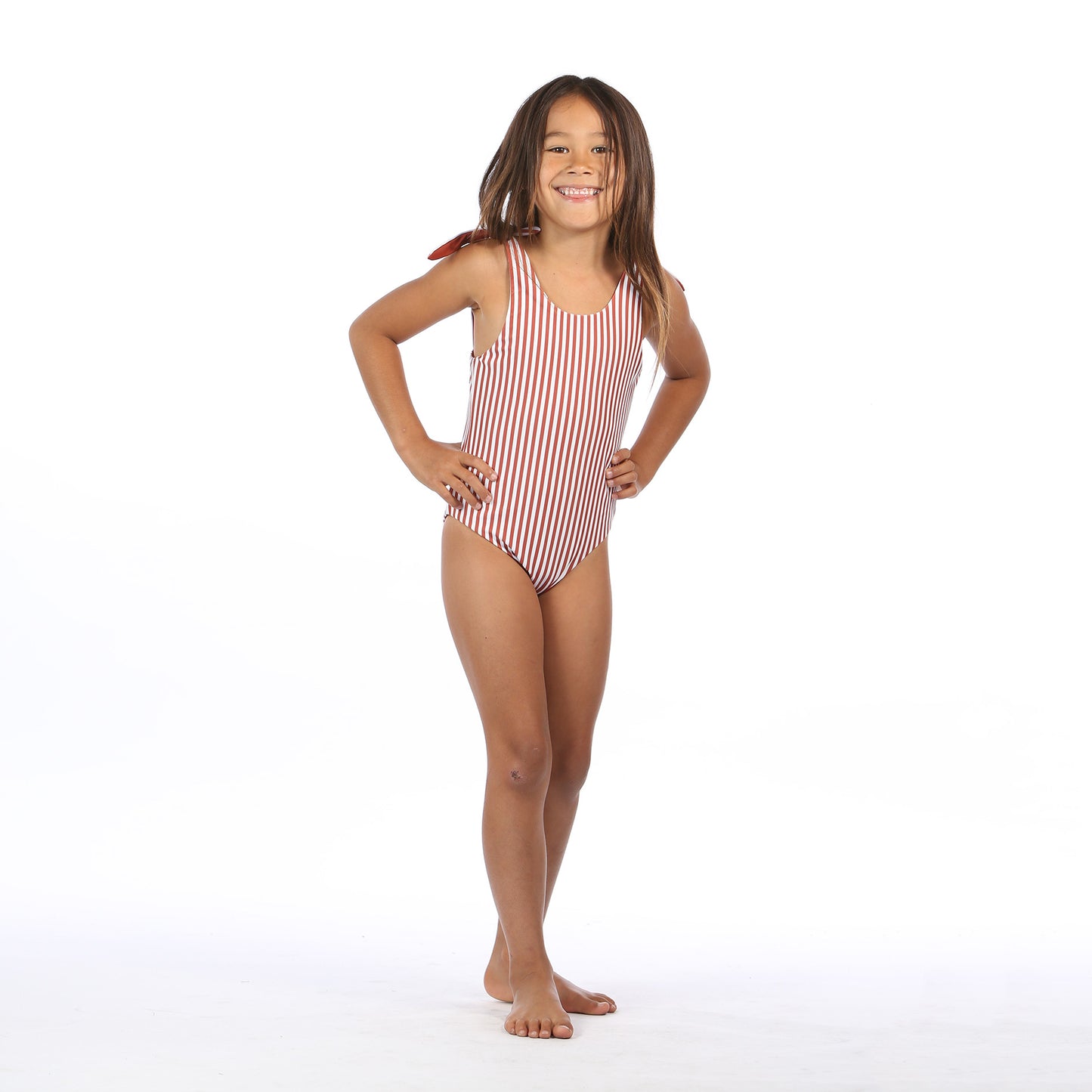 Peppa Reversible Swimwear - Rust Stripe
