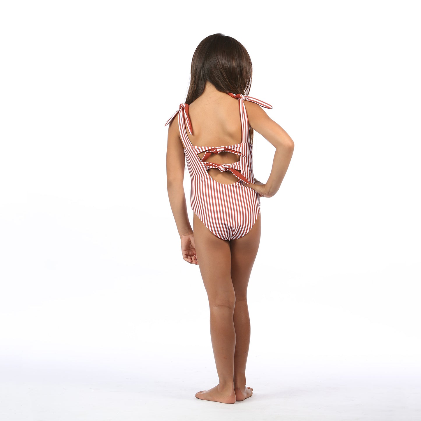 Peppa Reversible Swimwear - Rust Stripe