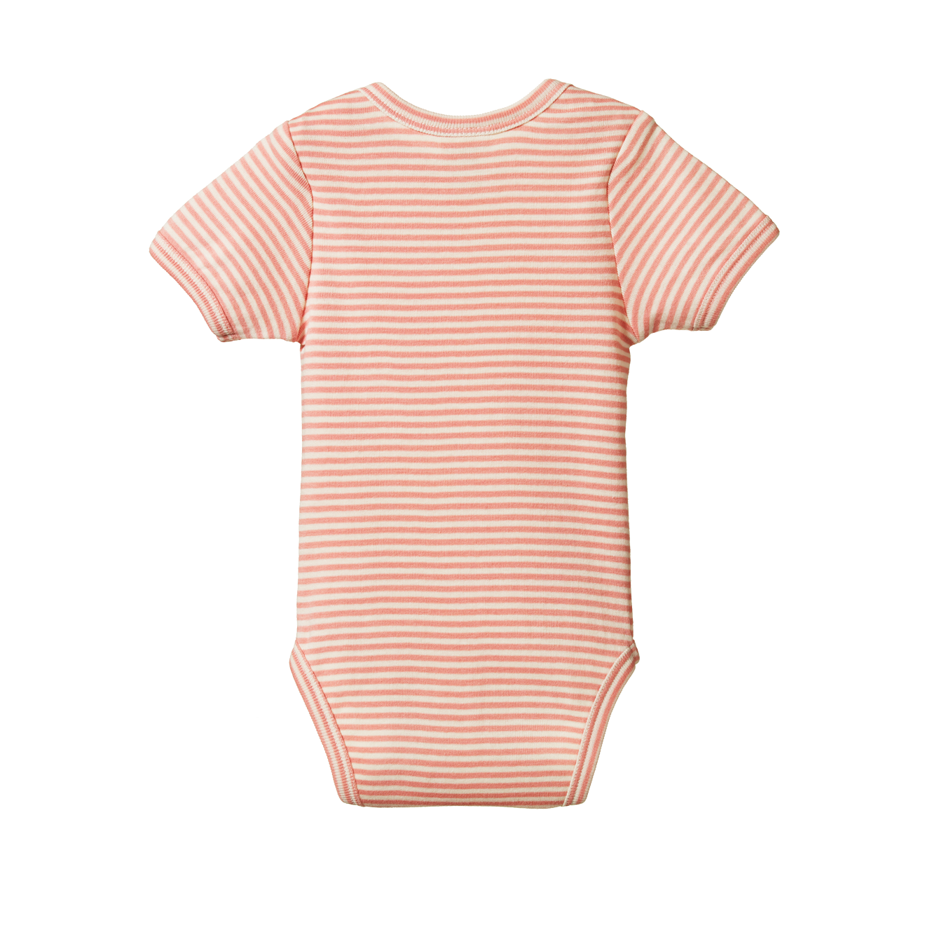 Cotton Long Sleeve Bodysuit Peony Stripe