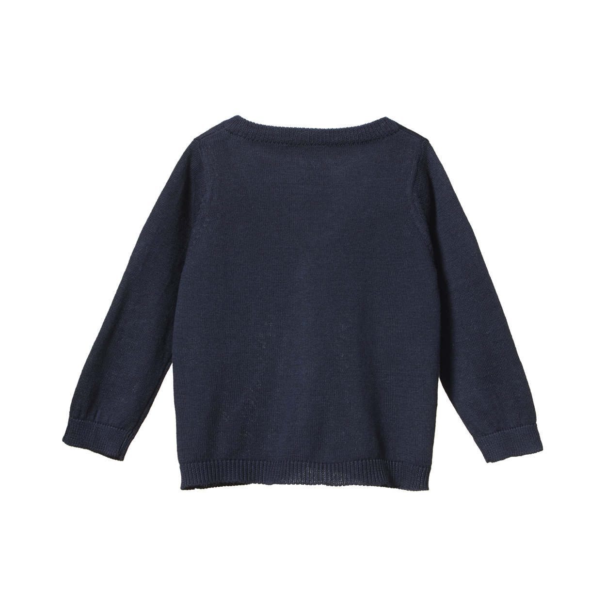 Light Cotton Knit Cardigan Navy