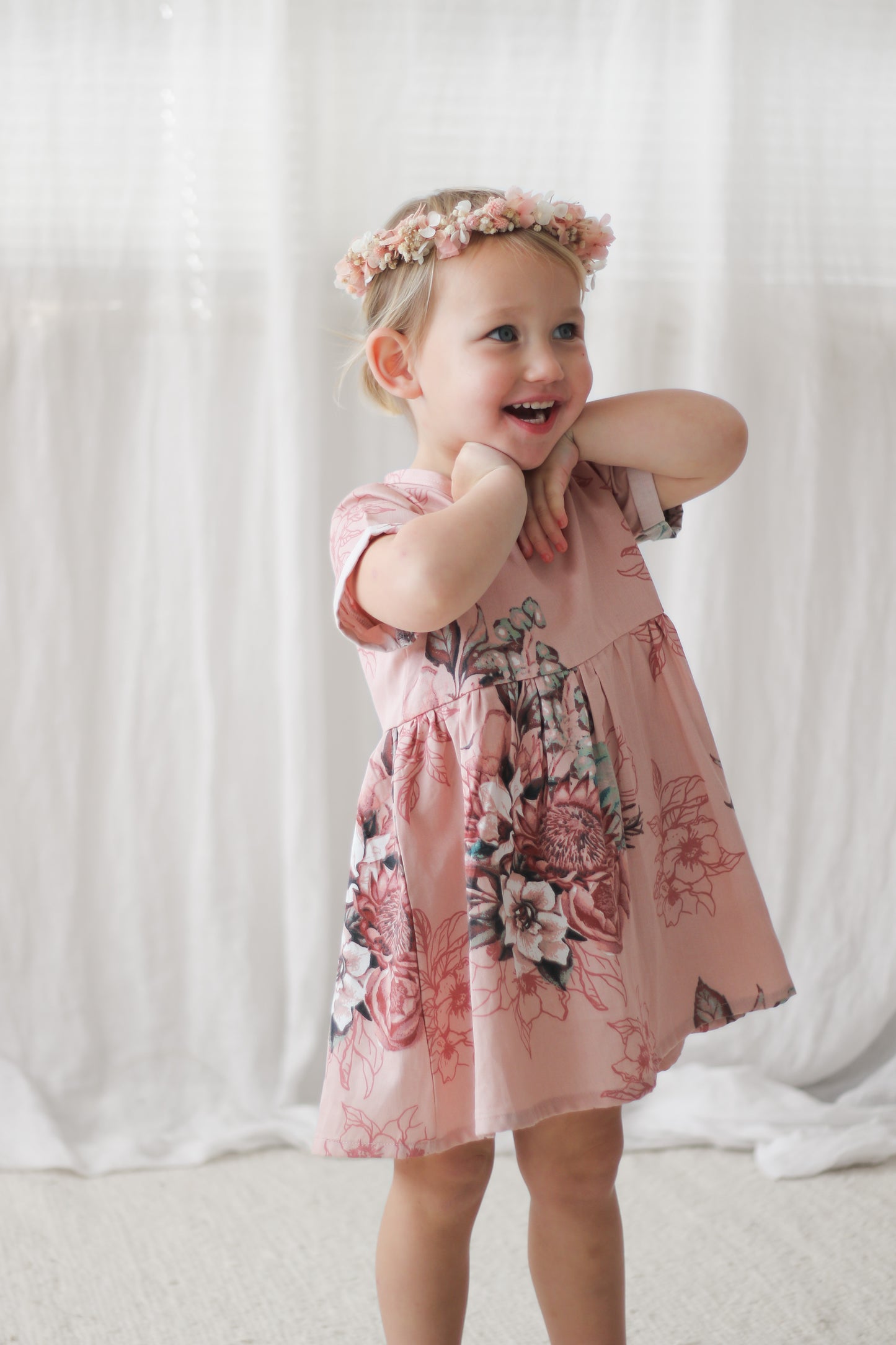 Mila Dress - Tropical Bouquet