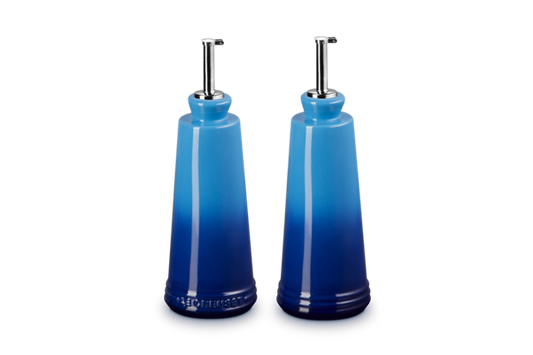 Oil & Vinegar Set Azure Blue