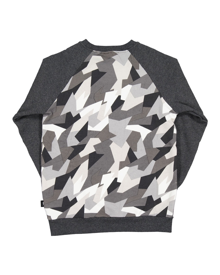 Radicool Dude Camouflage Raglan Crew
