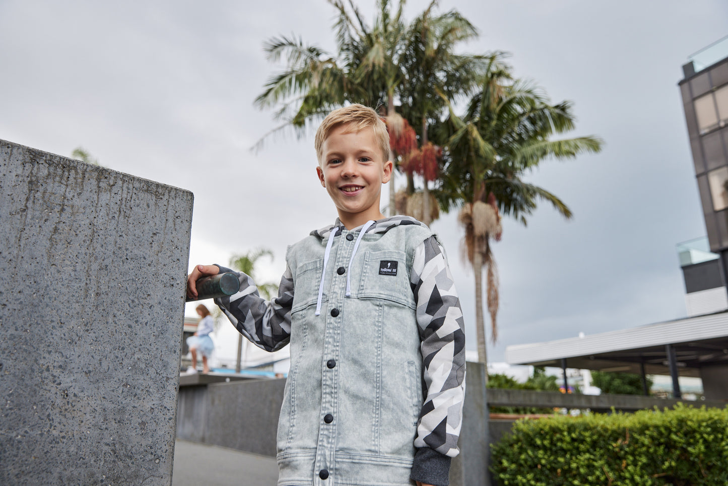 Radicool Dude Geo Camo Denim Jacket