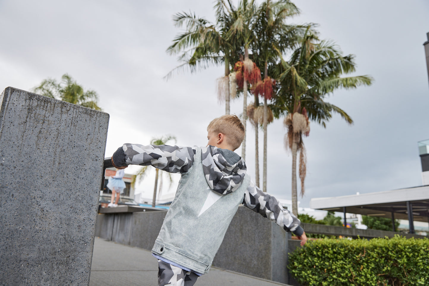 Radicool Dude Geo Camo Denim Jacket