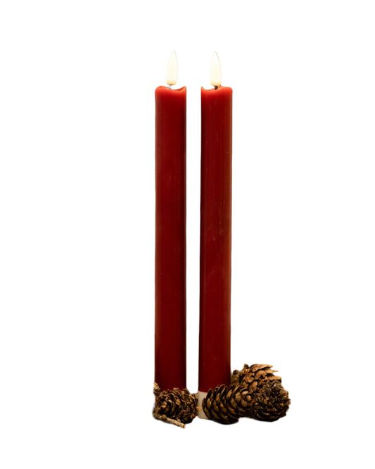 Red LED Table Candle 2pack