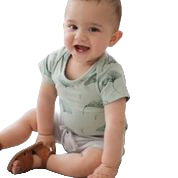 Short Sleeve Bodysuit Gingko