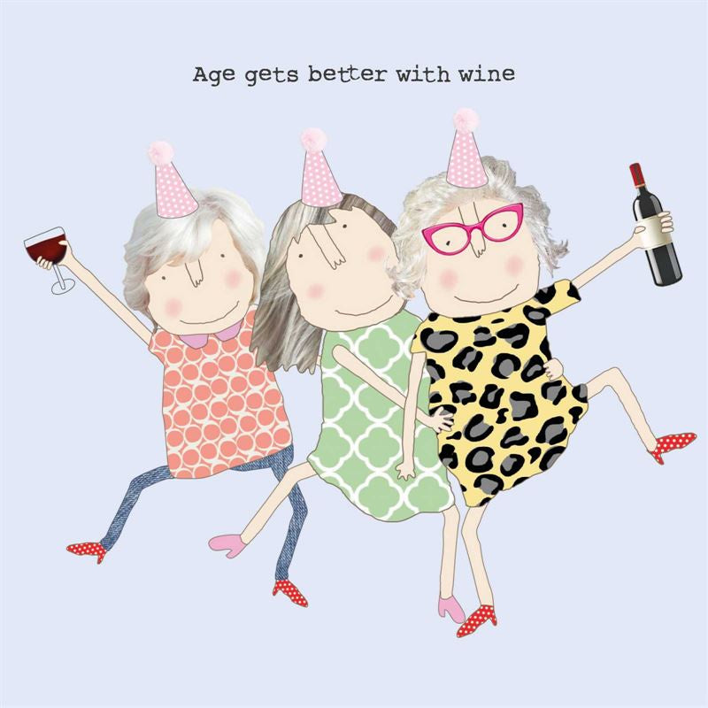 Card - Age Wine Girl