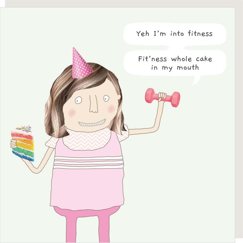 Card - Fitness Cake