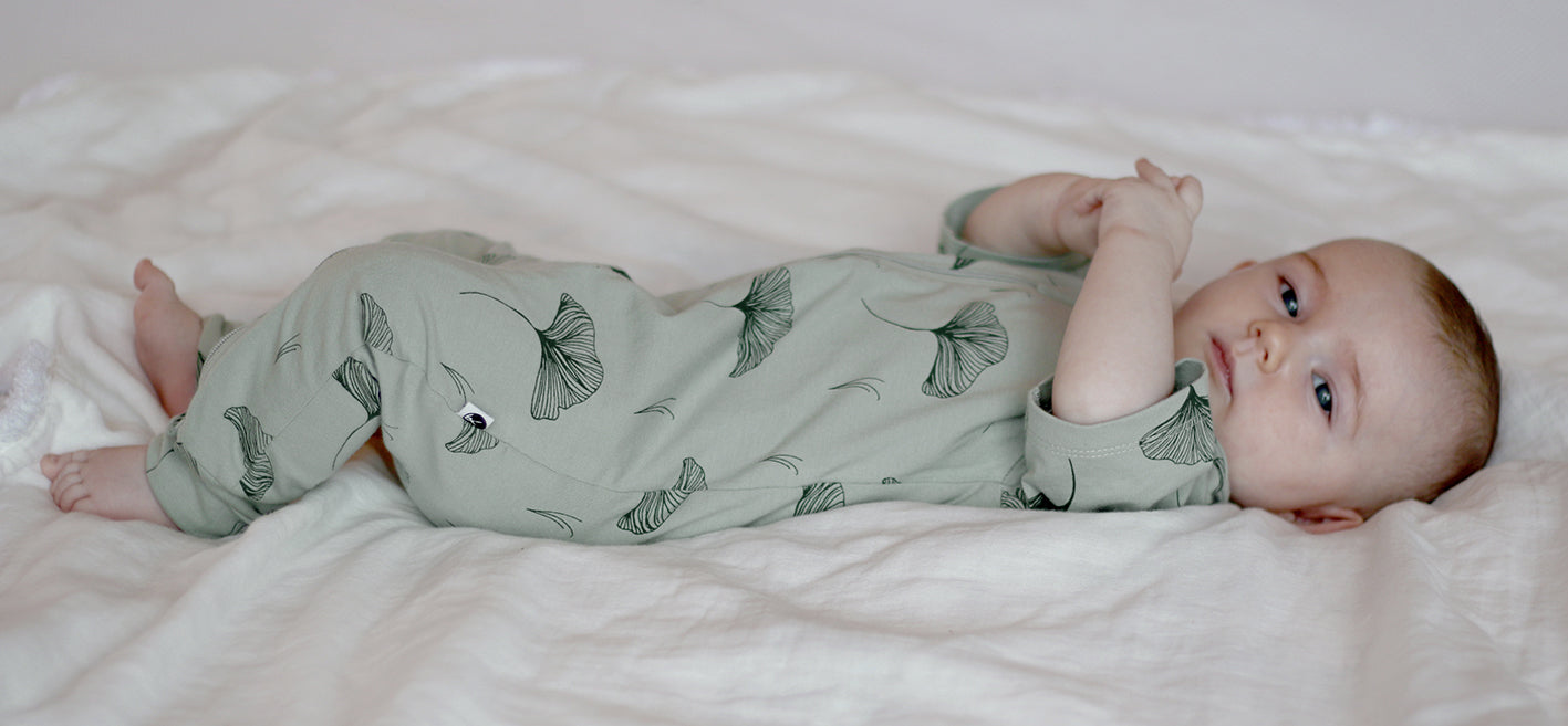 Short Sleeve Zip Suit - Gingko