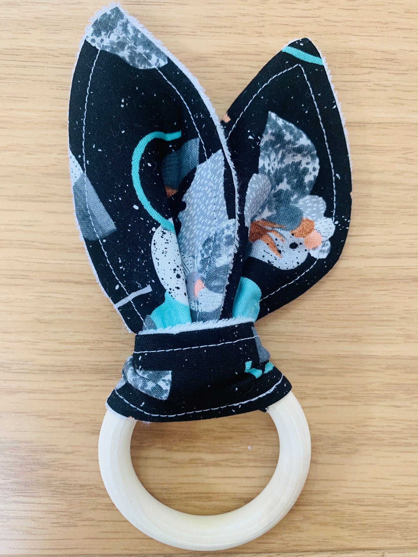 Bunny Ear Teething ring