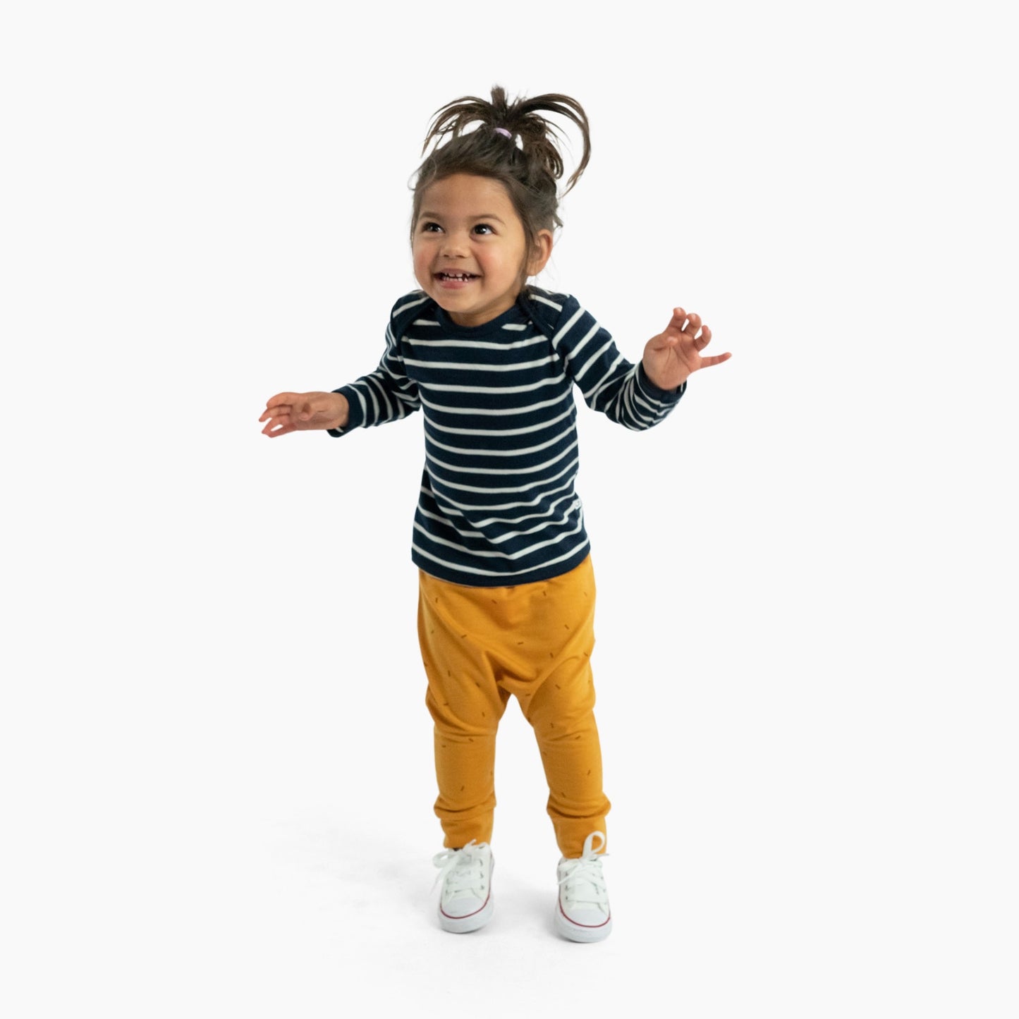 Mini Long Sleeve Tee - Ink Breton