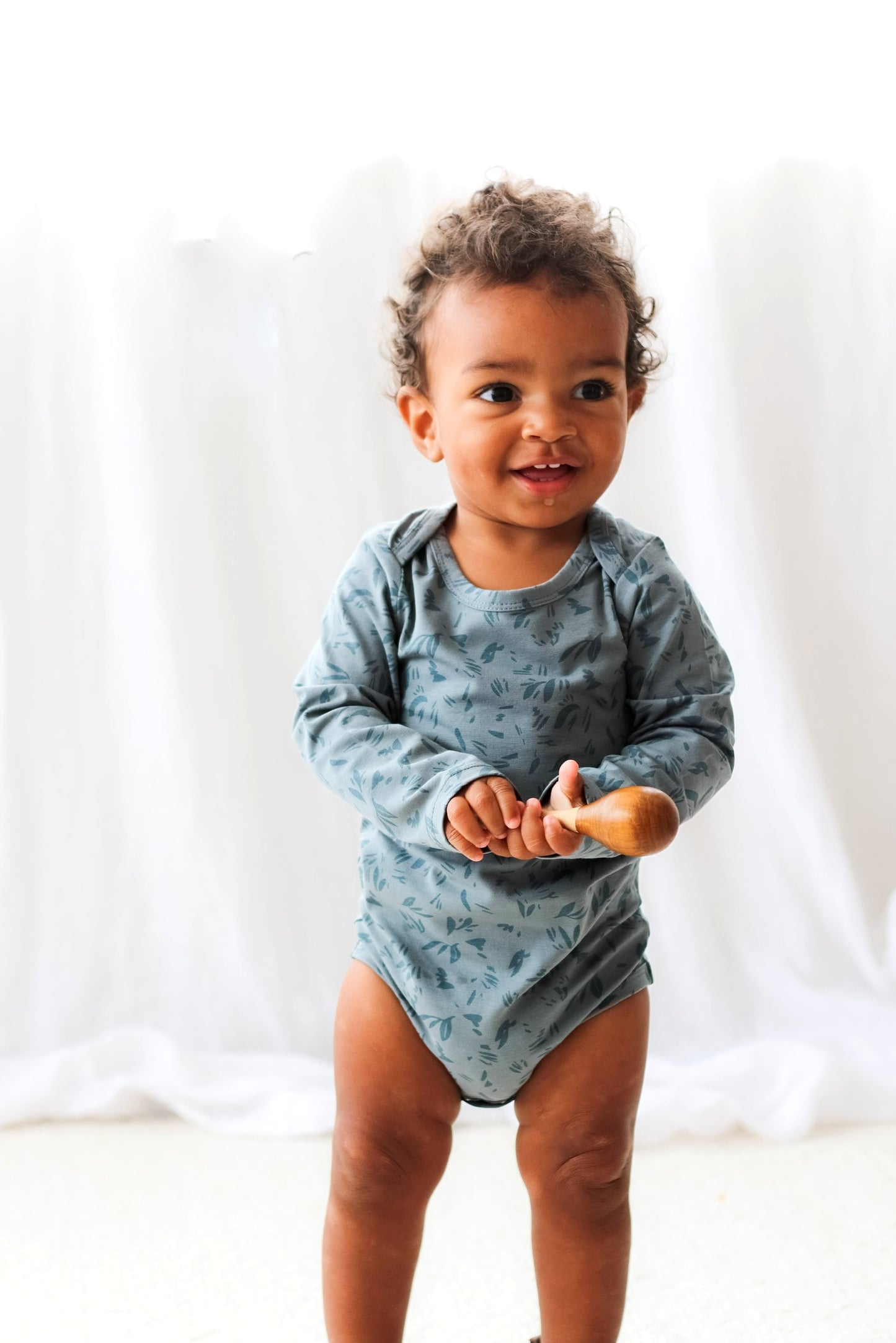 Long Sleeve Bodysuit - Marks