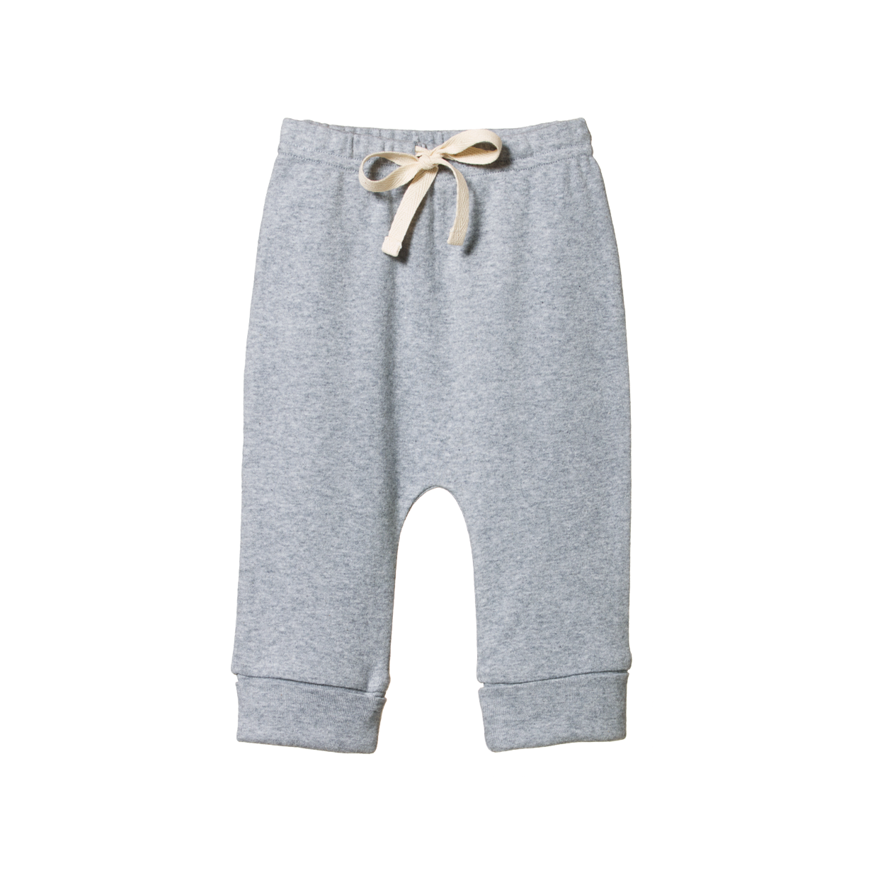 Drawstring Pants Grey Marl