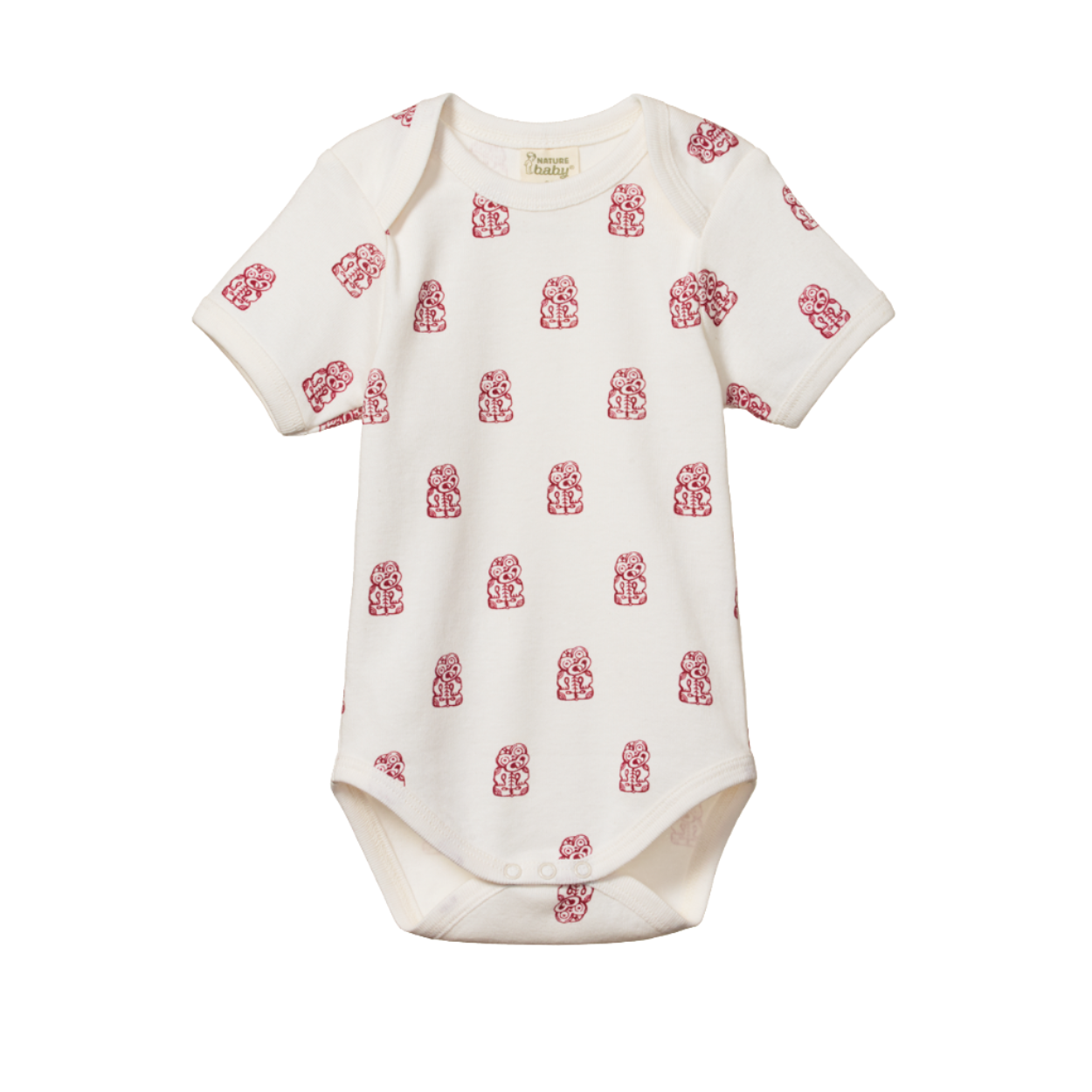 Cotton Short Sleeve Bodysuit Tiki