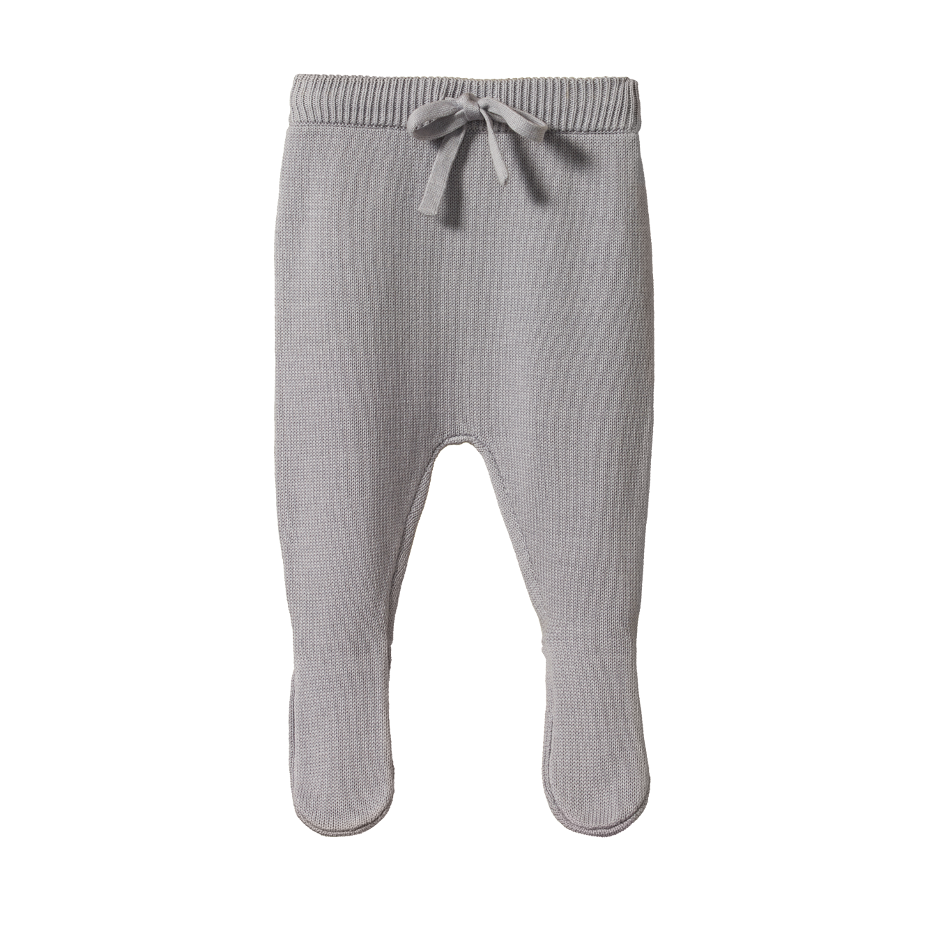 Footed Rompers Cotton Knit Lilac