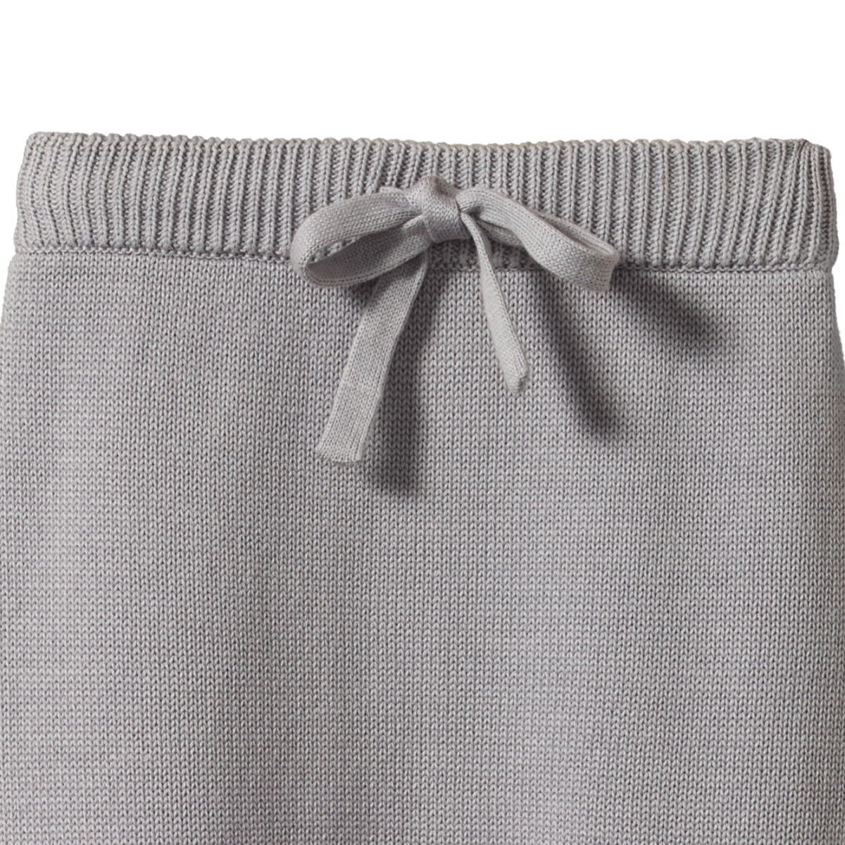 Footed Rompers Cotton Knit Lilac