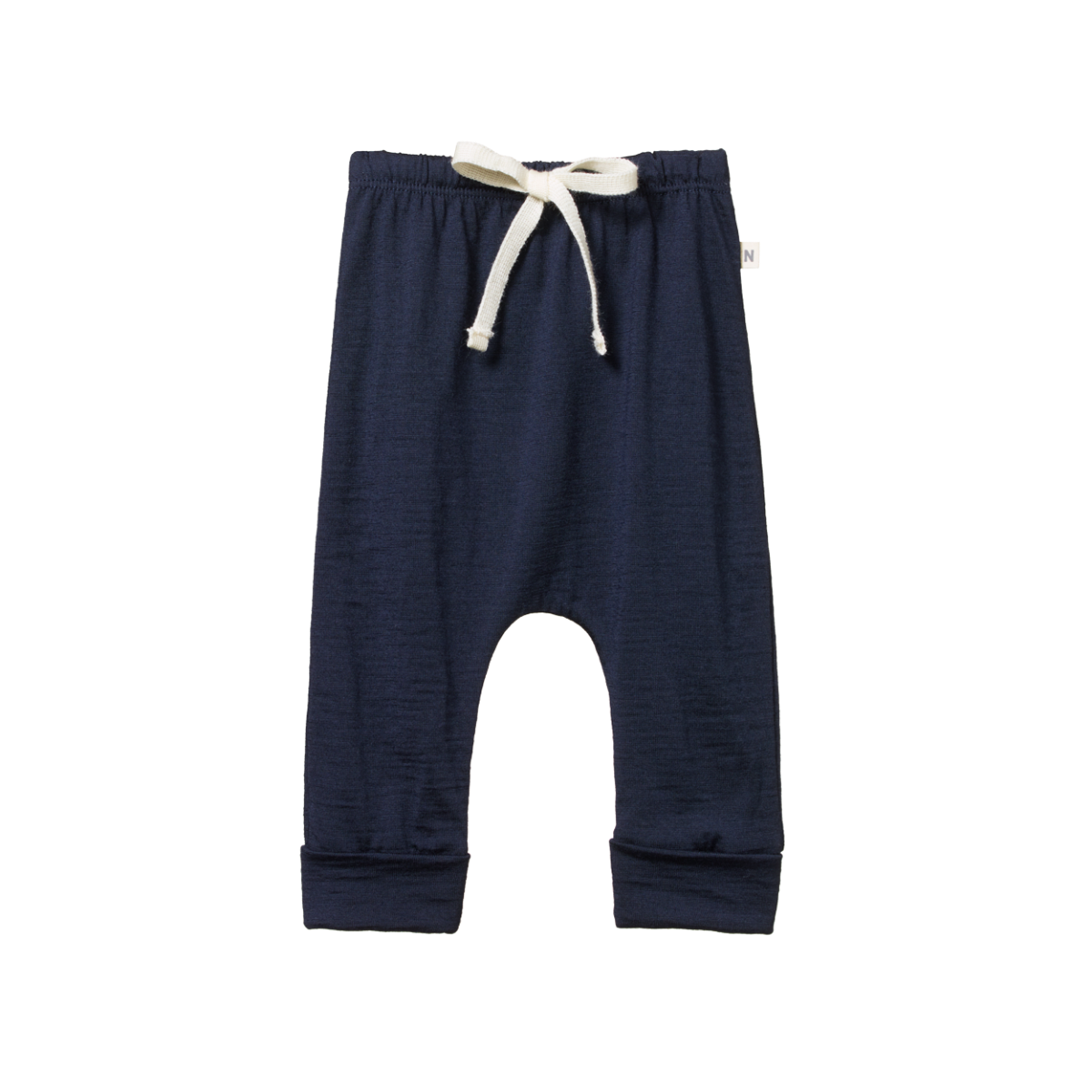 Merino Drawstring Pants Navy