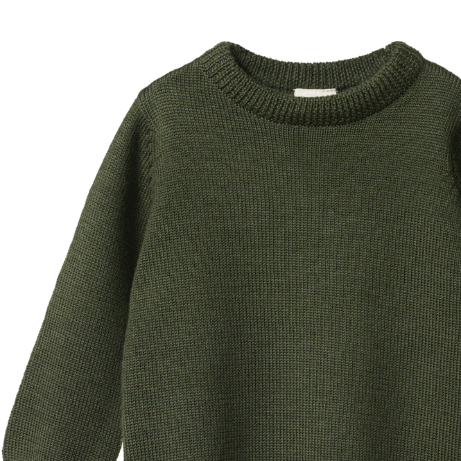 Merino Knit Pullover Thyme