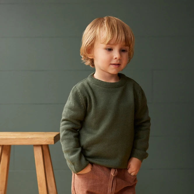 Merino Knit Pullover Thyme