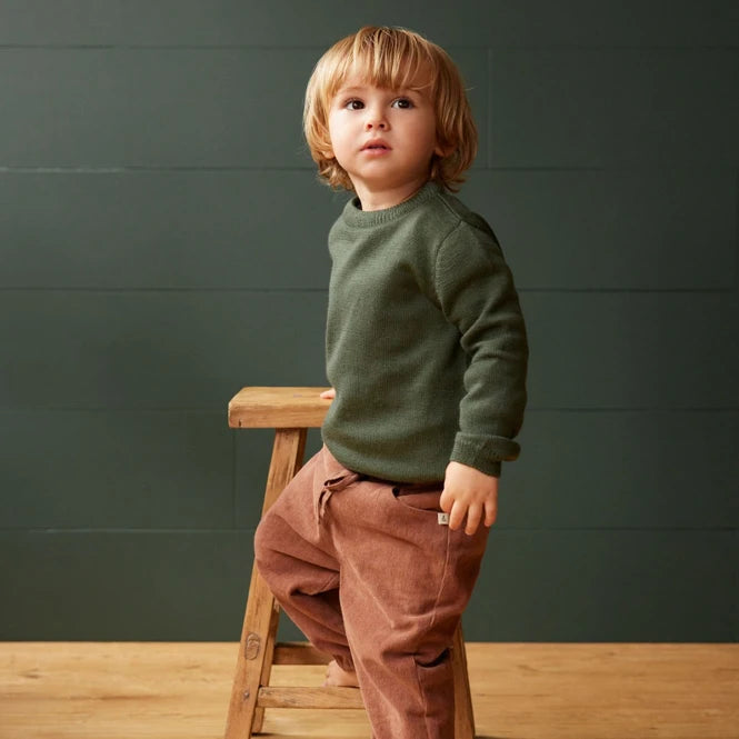 Merino Knit Pullover Thyme