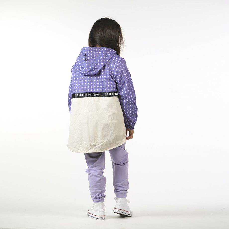 Rainy Days Jacket Purple & Cream