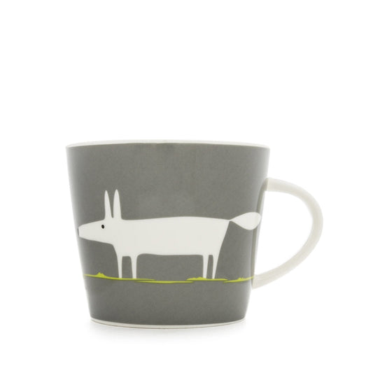 Mr Fox Mug Charcoal