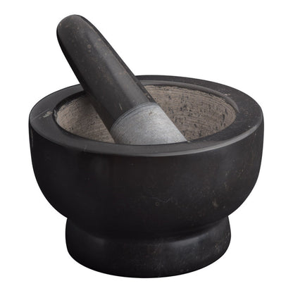 Black Marble Mortar&Pestle 13cm