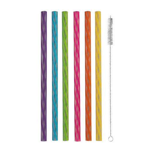 Reusable Cocktail Straws Set24