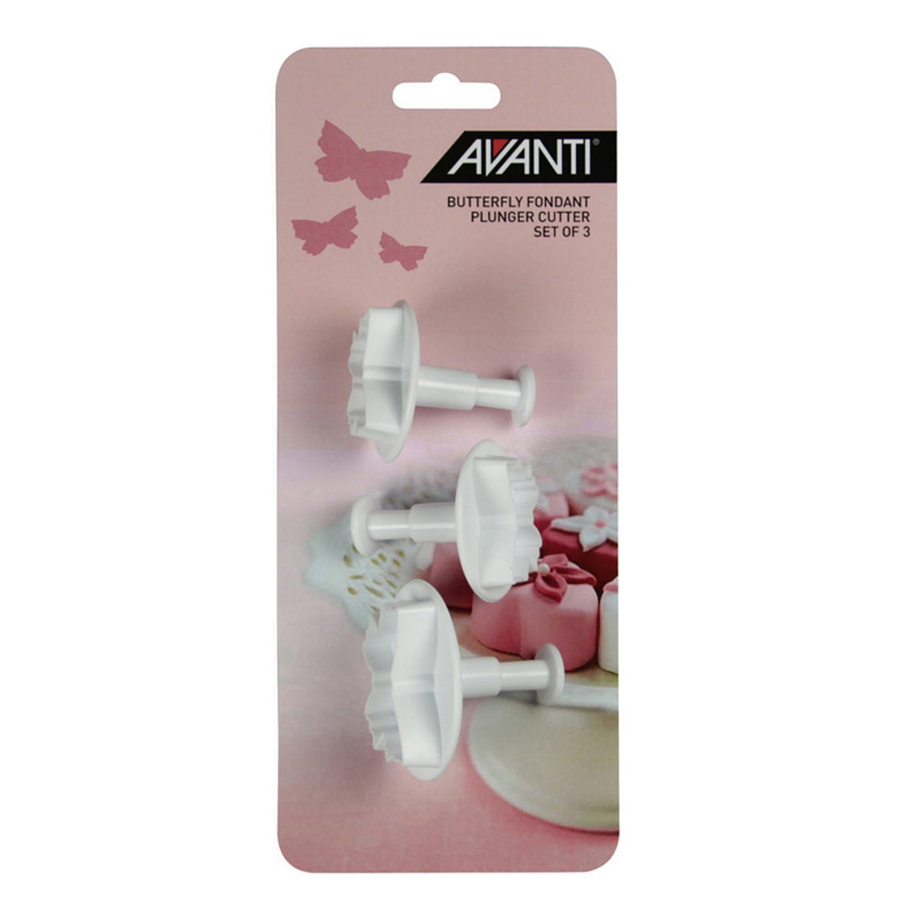 Avanti Butterfly Fondant Cutter 3Pc