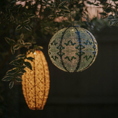 Solar Lantern Blue Globe