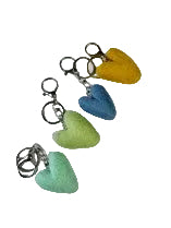 Keyrings Heart Teal