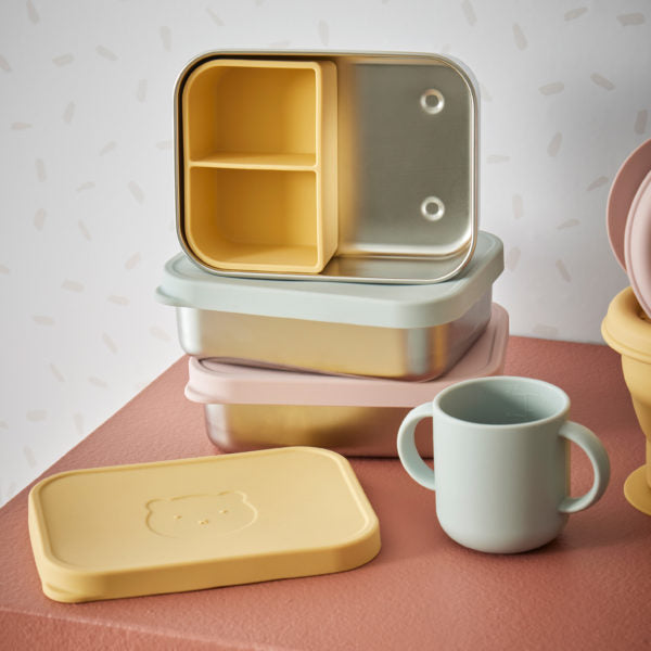 Rune Bento Box with Silicone Lid - Musk