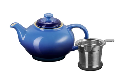 Teapot w Stainless Steel Infuser Azure