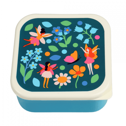 Snack Boxes, set of 3 - Fairies in the Garden