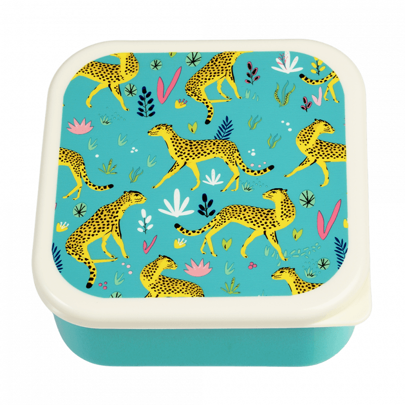 Snack Boxes, set of 3 - Cheetah