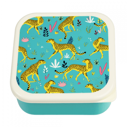 Snack Boxes, set of 3 - Cheetah